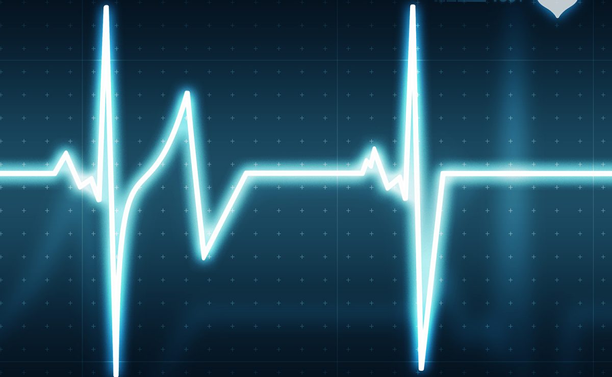 Heart EKG, representing medical tricorder technology